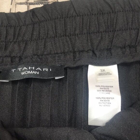 T Tahari Pleated Pull On Midi Skirt - Picture 4 of 4